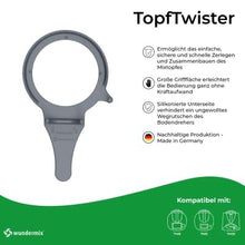 Cargar imagen en el visor de la galería, TopfTwister para TM5, TM6 y TM31 | Ayuda para abrir la base del vaso